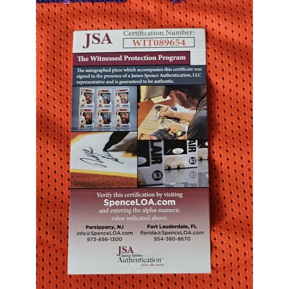 Isaiah Simmons Autographed/Signed Jersey JSA COA Clemson Tigers - Picture 4 of 8